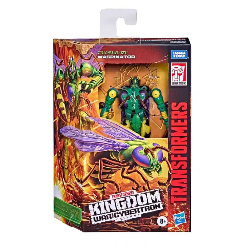Transformers Action Figure | Kingdom Cheetor Blackarachnia | Hasbro 14 cm