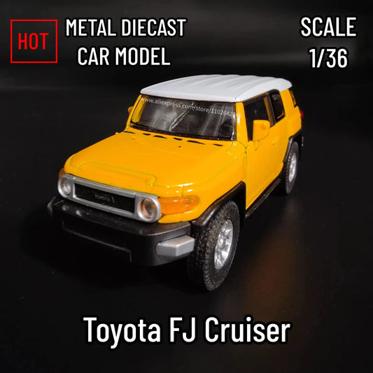 Toyota FJ Cruiser 1/36 Scale Diecast Car Model - ToylandEU