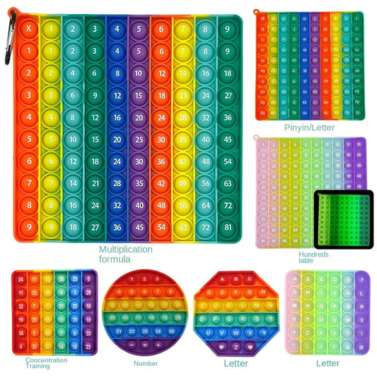 Montessori Multiplication Table 100 Digital Table Math Toys Fidget - ToylandEU