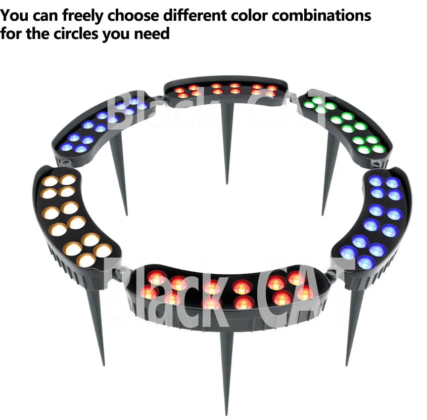Tree Hugging Solar LED Lawn Light | IP65 Waterproof | RGB Warm Color | Outdoor