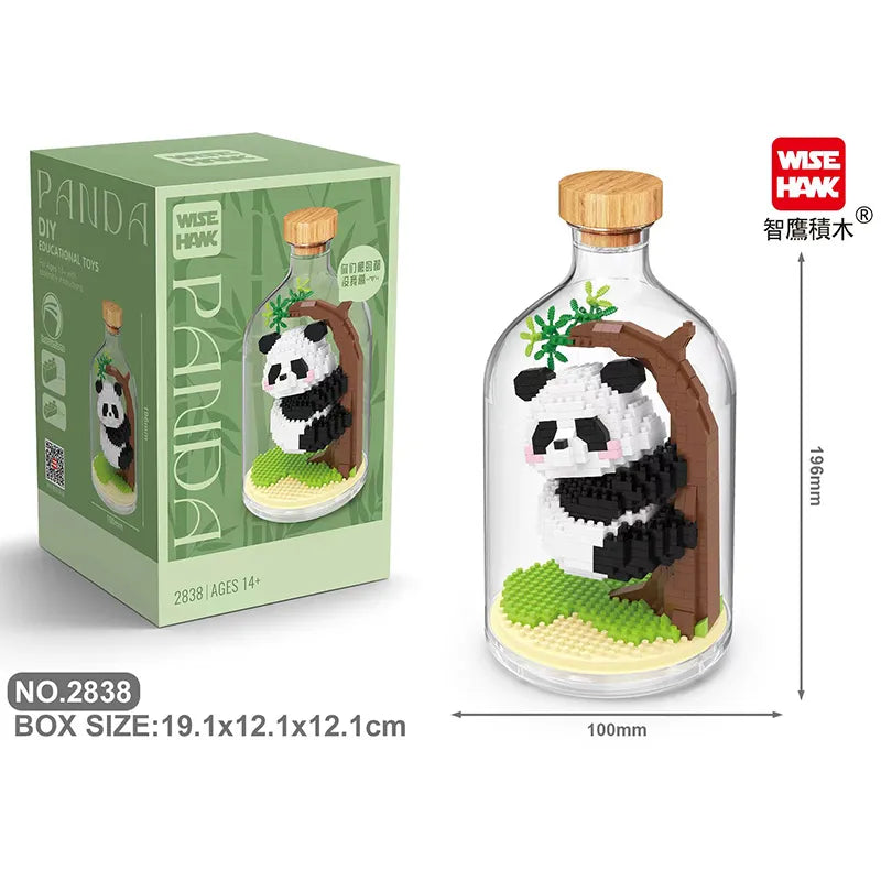 Panda Diamond Bricks Building Blocks for Girls and Boys - DIY Toy Game Gift - ToylandEU