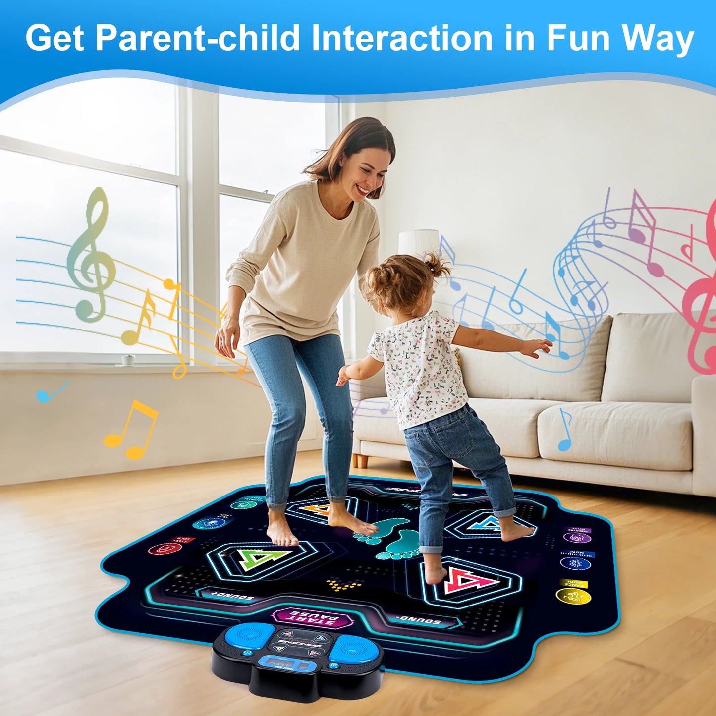 Electronic Dance Mat For Kids With 9 Levels And Music