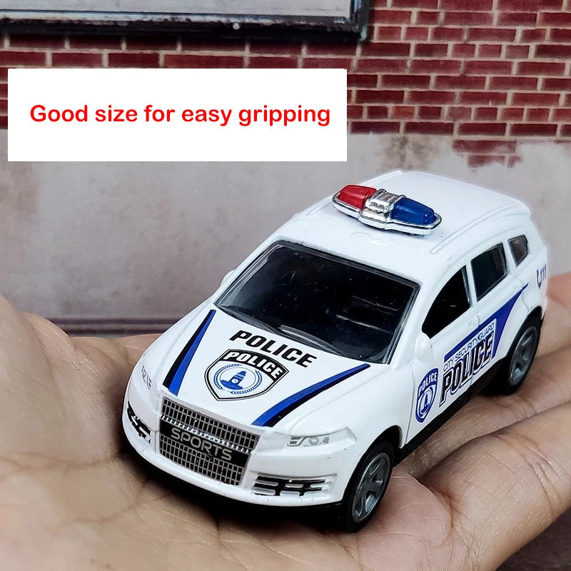 Alloy Simulation Police Car Educational Toy for Kids - ToylandEU