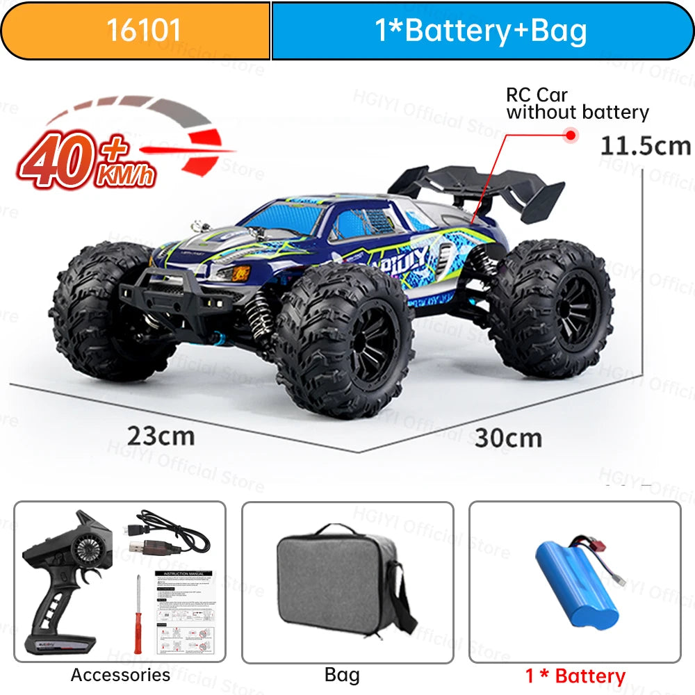 RC SG116 MAX 1:16 High-Speed 4WD RC Drift Racing Monster Truck - 70KM/H Off-Road Remote Control Car for Kids