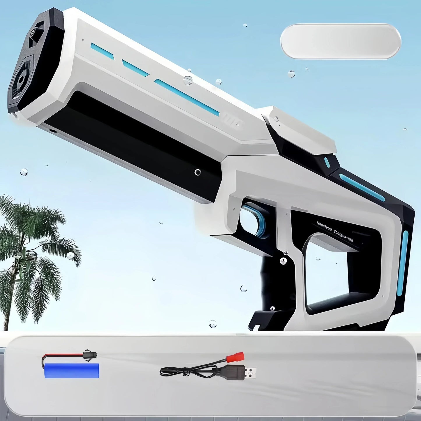 Electric Water Gun | 8-10m Range | Automatic Water Blaster