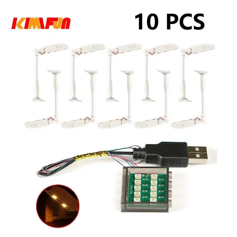 RGB LED LEGO Compatible Building Blocks USB Lamp City Decor - ToylandEU