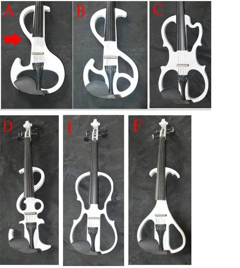 High Grade Black Hand Flash 4/4 Electronic Violin For Beginners - ToylandEU