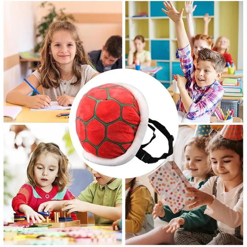 Cute Anime Turtle Plush Backpack for Kids - Fun, Stylish & Versatile