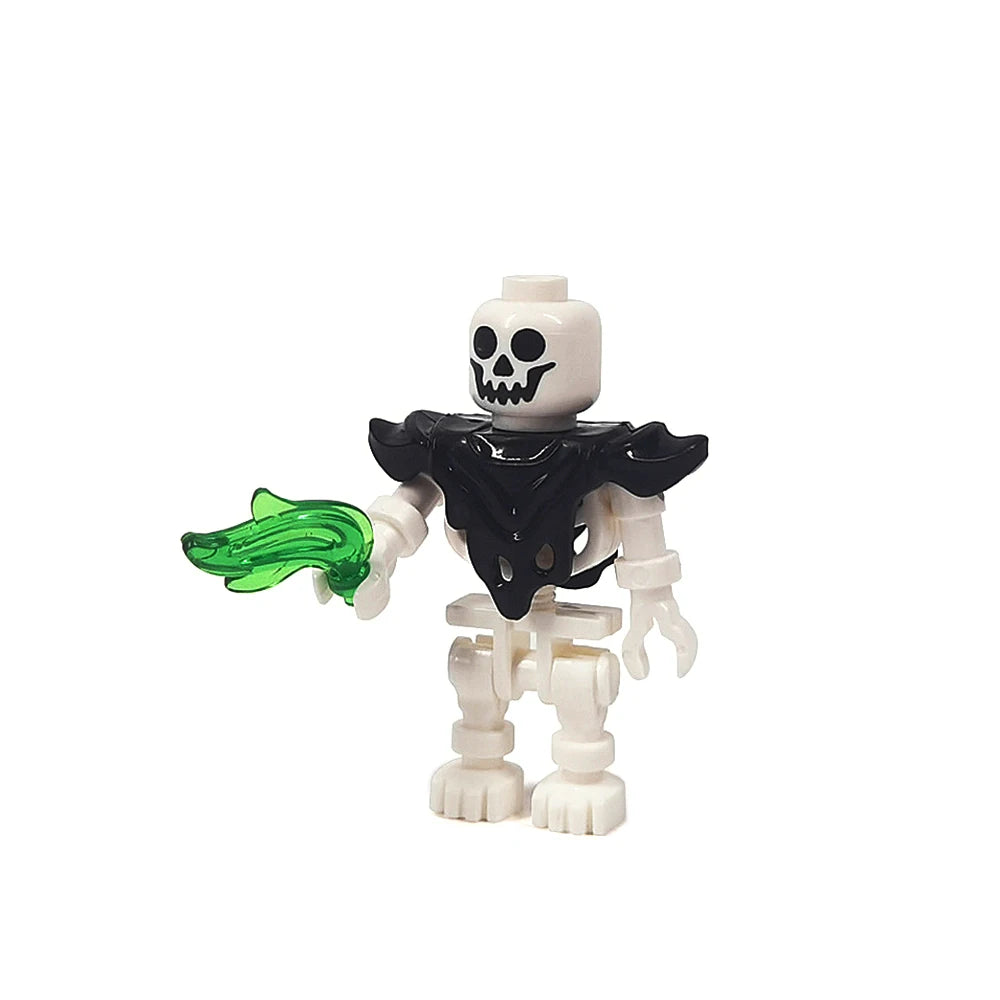 Building Block Mini Figures | Lego Compatible Pieces | Skeletal Holiday Set