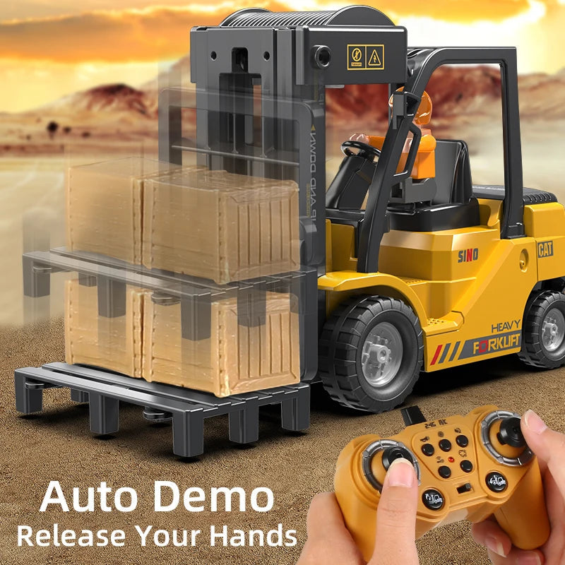 Remote Control Forklift Truck Engineering Car - ToylandEU