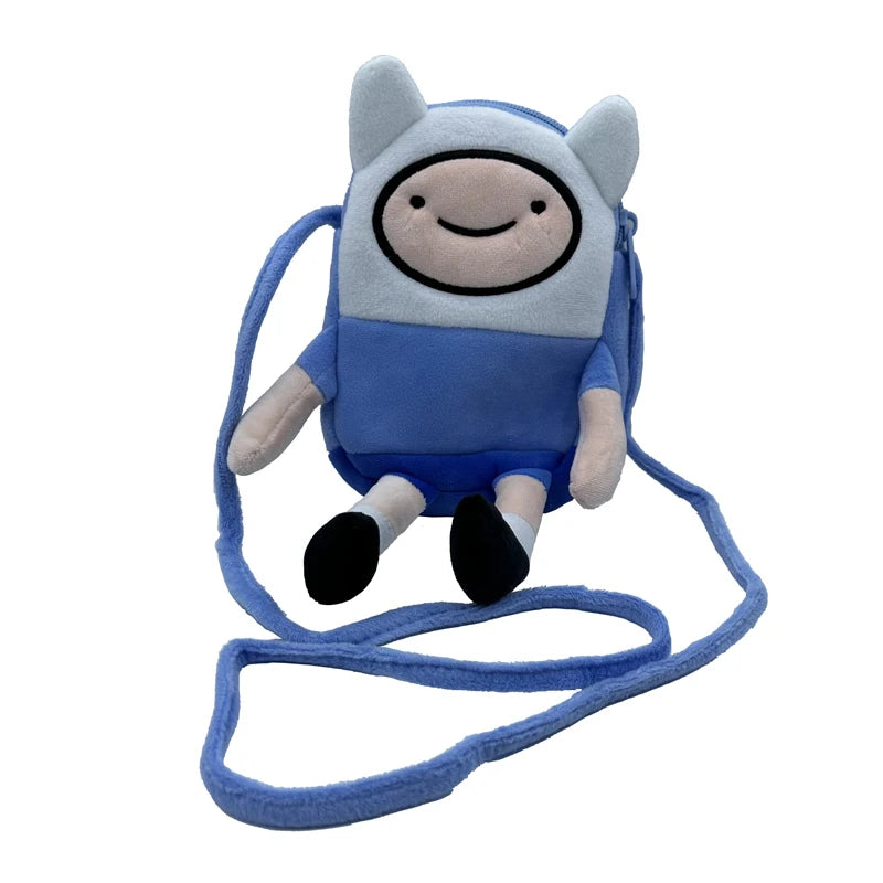 Finn & Jake Plush Crossbody Bag - Adorable Coin Purse & Phone Holder