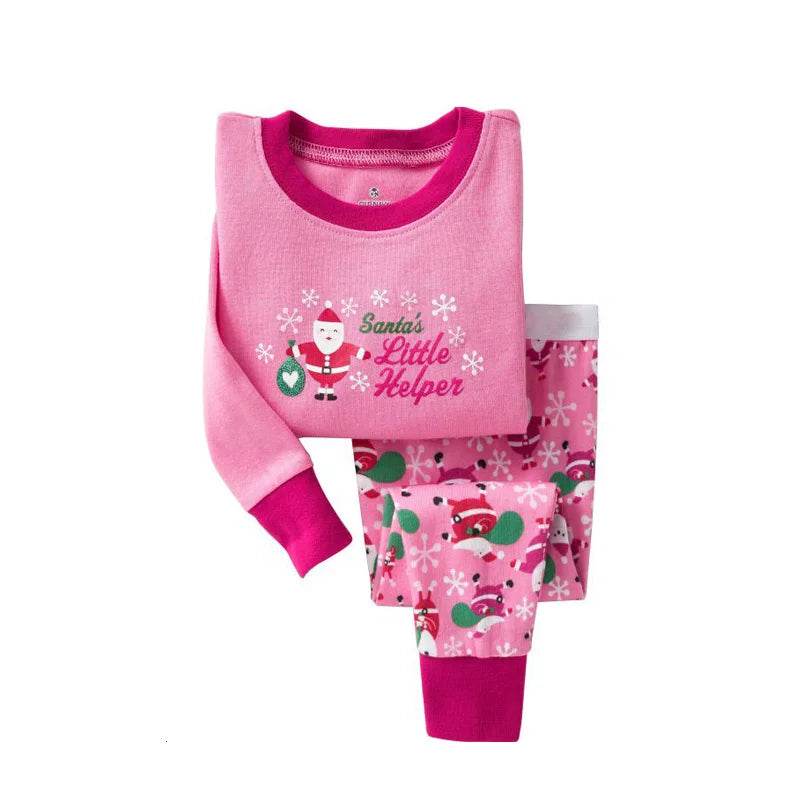Soft 100 Percent Cotton Kids Pajama Set With Animal Embroidery For Boys And Girls - ToylandEU