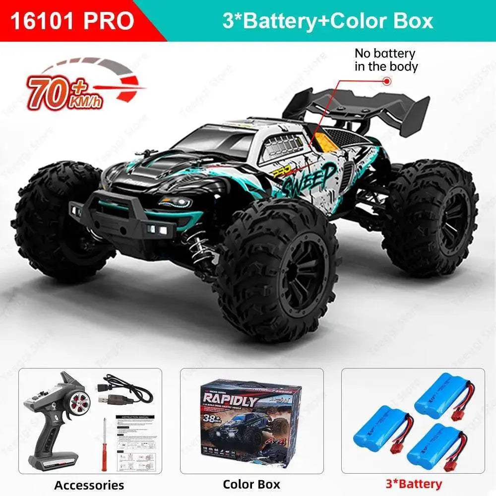 Teeggi 16101 /16102 PRO 1:16 High Speed RC Car Toy - ToylandEU