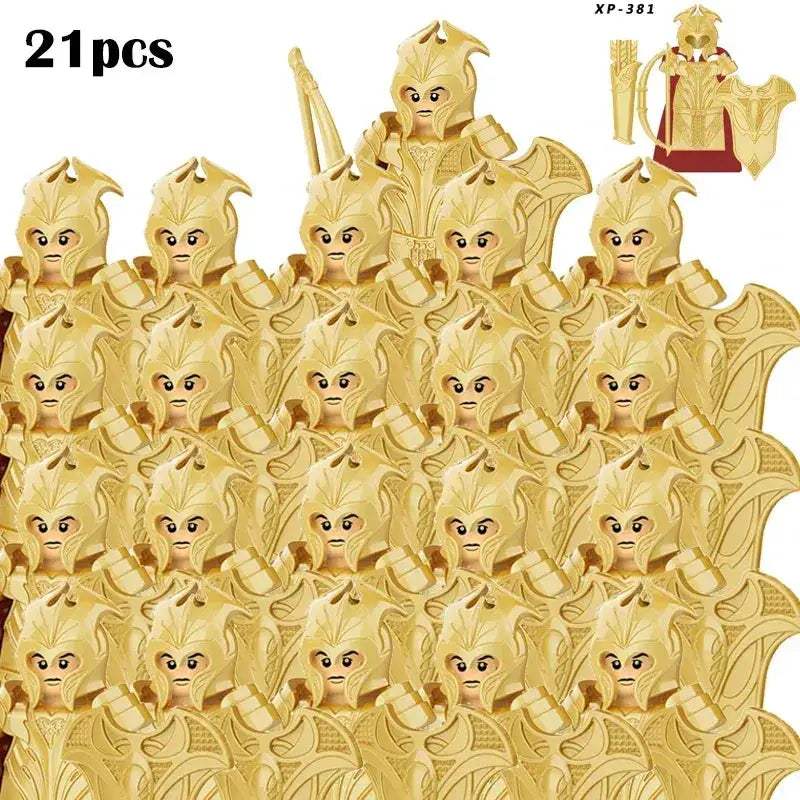 Lego Compatible Fantasy Army Building Blocks Figures Set - ToylandEU