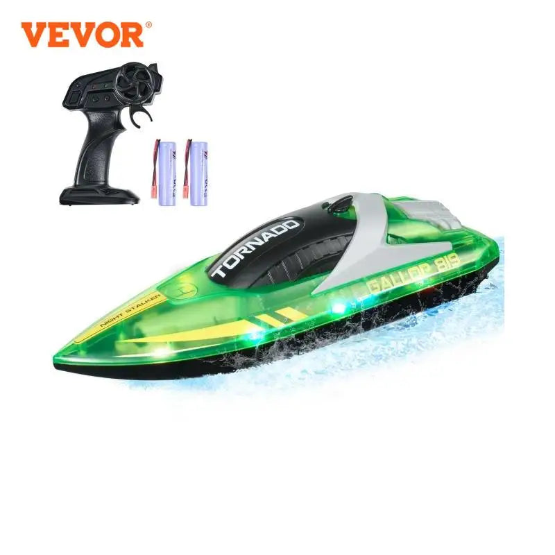 RC VEVOR HJ819 High-Speed Remote Control Racing Boat - Waterproof Electric RC Toy for Boys 14+