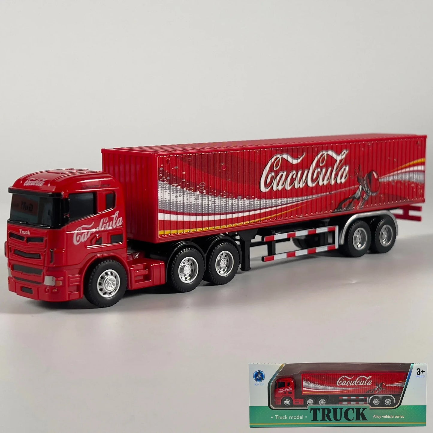 Diecast 1 To 64 Scania Container Truck Movable Joint For Collectors