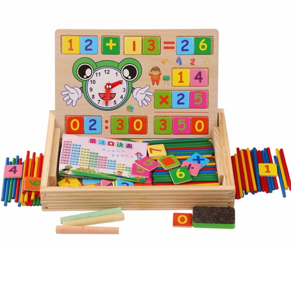 Engage Kids with Montessori Wooden Math Blocks - ToylandEU