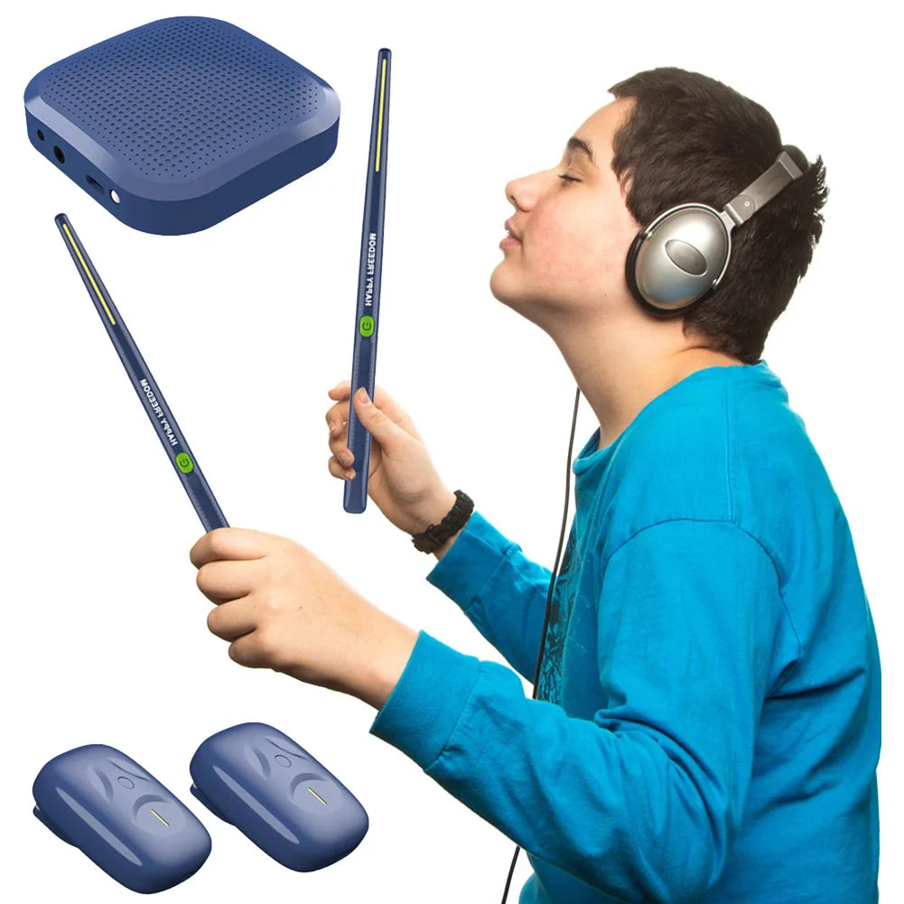 Electronic Air Drumsticks With Pedals For All Ages