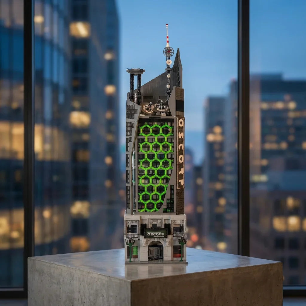 Building Blocks Set | 6375 Pieces | Spider Oscorp Tower | Lego Compatible