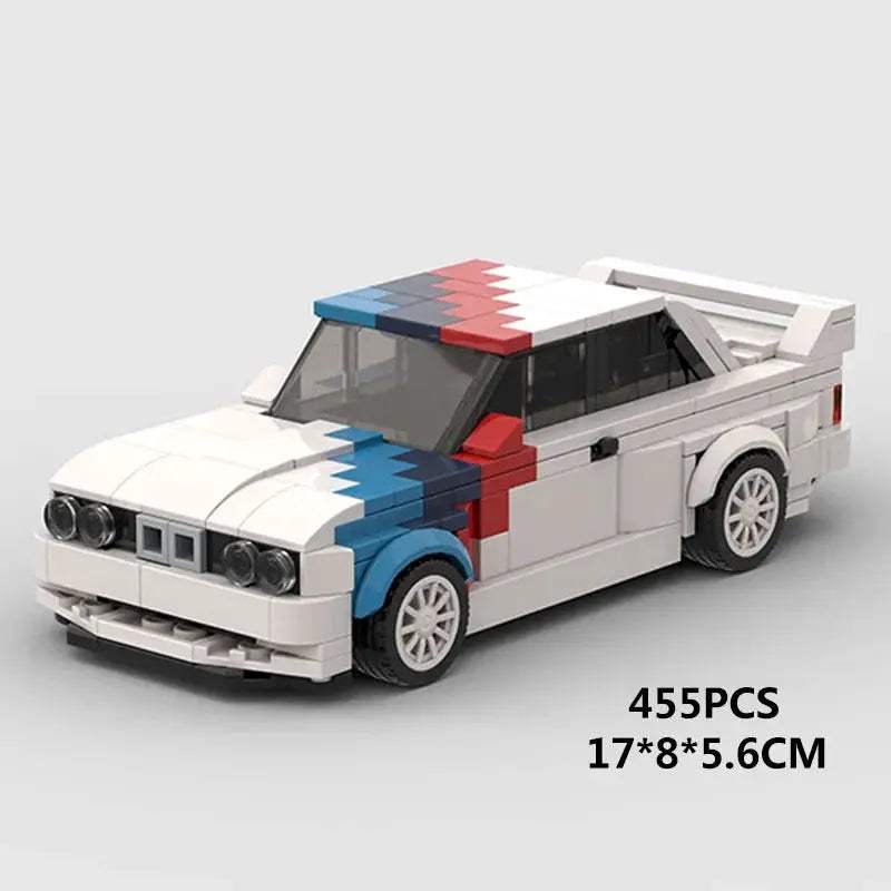 MOC Speed Super Race Car Vehicle Racing Model Building Blocks Bricks Rally Sport Pickup Truck Toy City Technical Christmas gift - ToylandEU