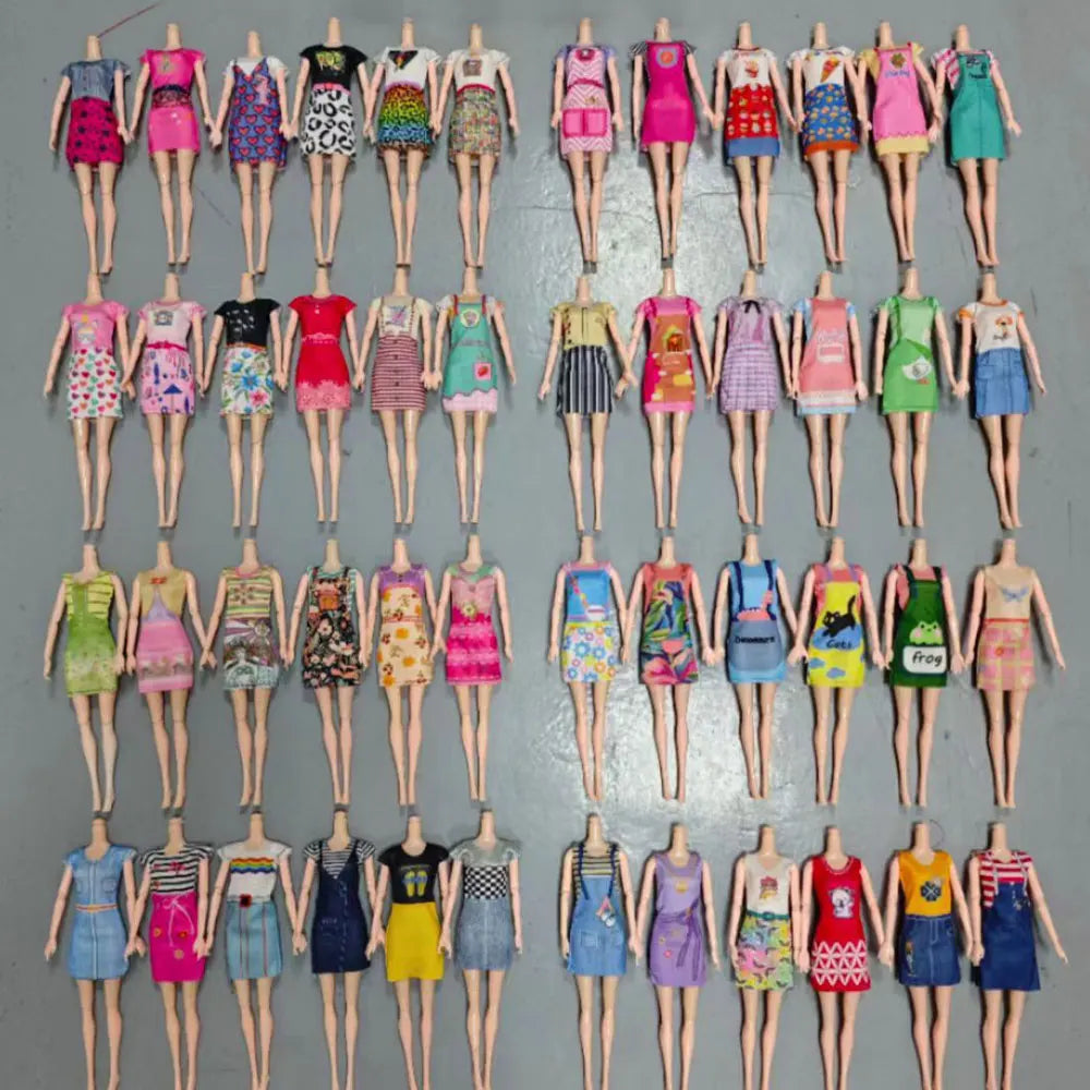 Barbie Doll Accessories Set With Outfits And Shoes