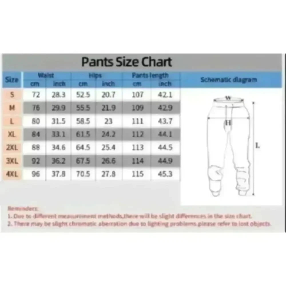 Pants | Pokemon Eeveelution Print | Harajuku Loose Fit | Large