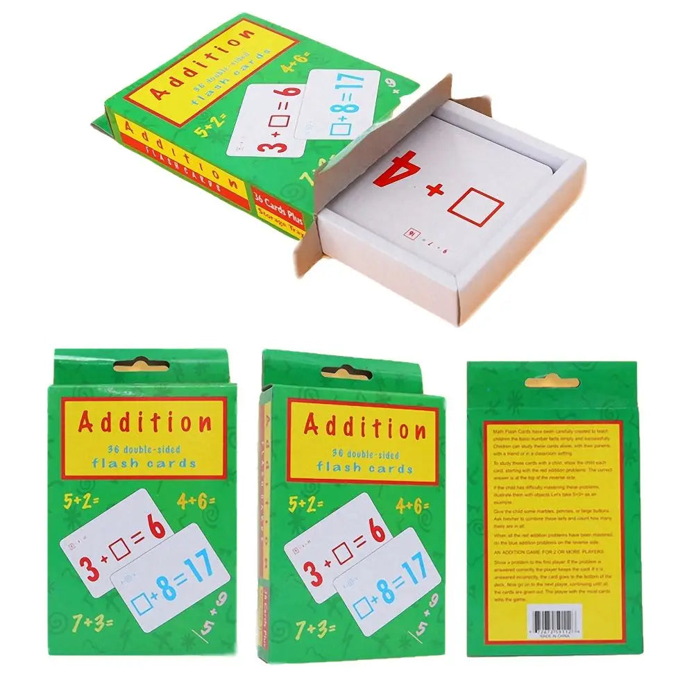 Kids Math Learning Cards Mathematics Card Multiplication Division - ToylandEU