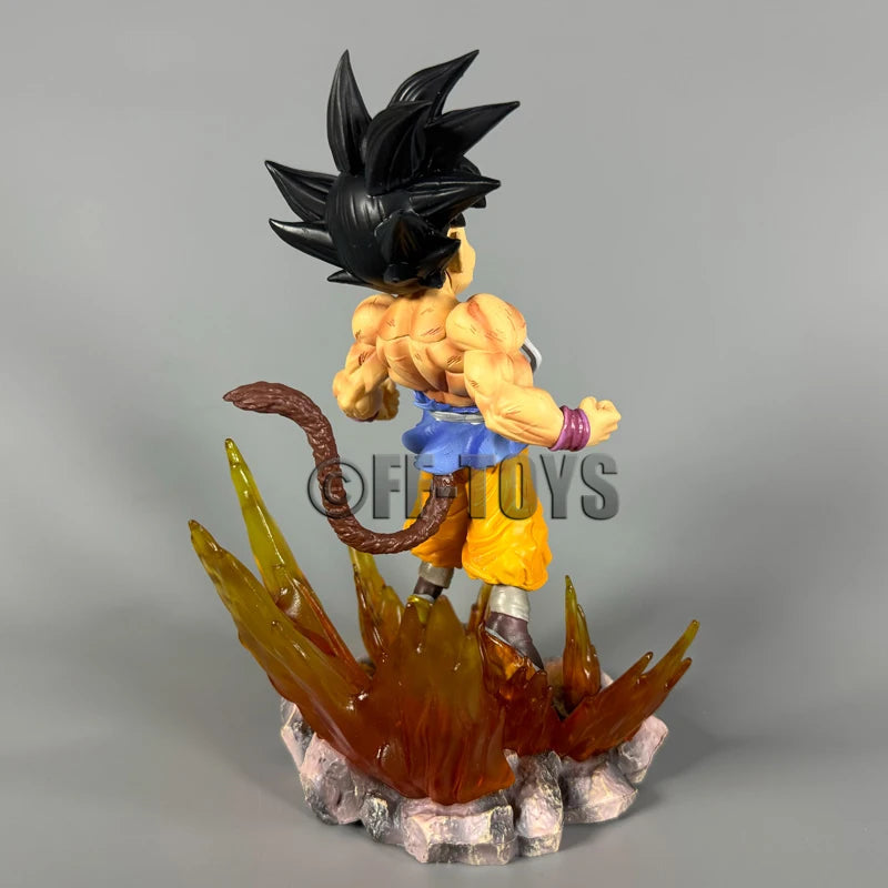In Stock Anime Dragon Ball Z Ssj4 Goku Figure Goku Transform Ozaru