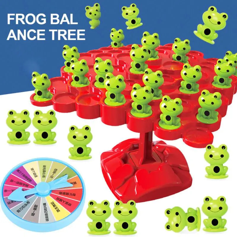 Frog-themed Montessori Math Balancing Board Puzzle for Kids (1/2PCS) - ToylandEU