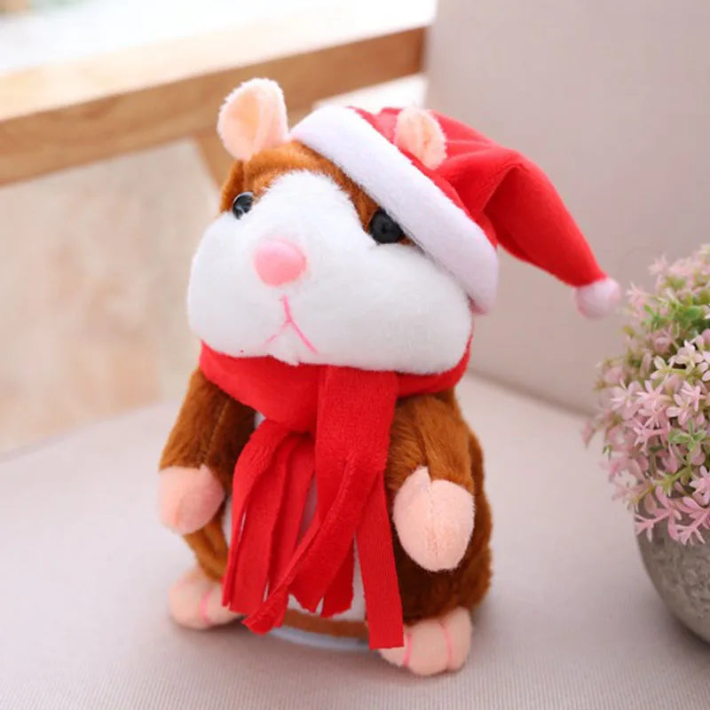 Chatty Hamster Interactive Plush Toy with Recording and Repeat Function - ToylandEU