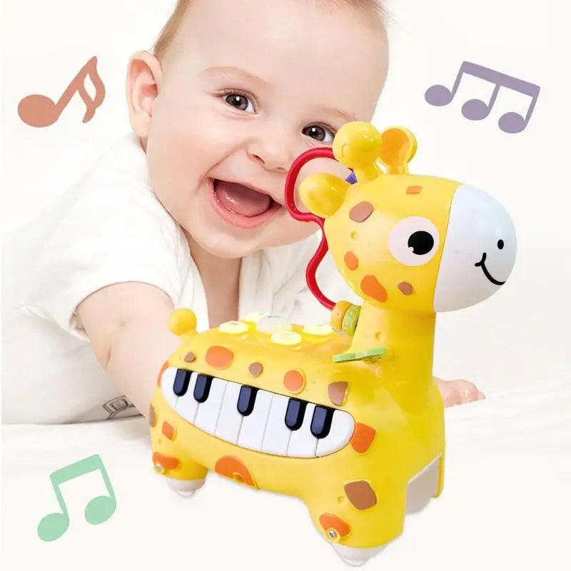 Storytelling Deer Piano Toy with Music and Lights