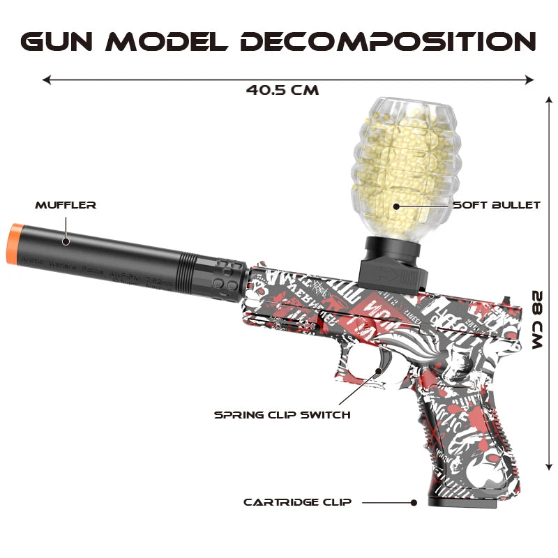 Gel Ball Blaster | Non Electric | ABS Plastic | Ages 14+