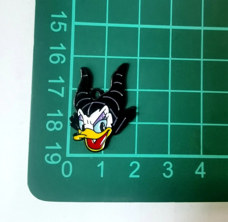 Halloween Pendant Charms | Metal | Keychain DIY | 10 Pieces