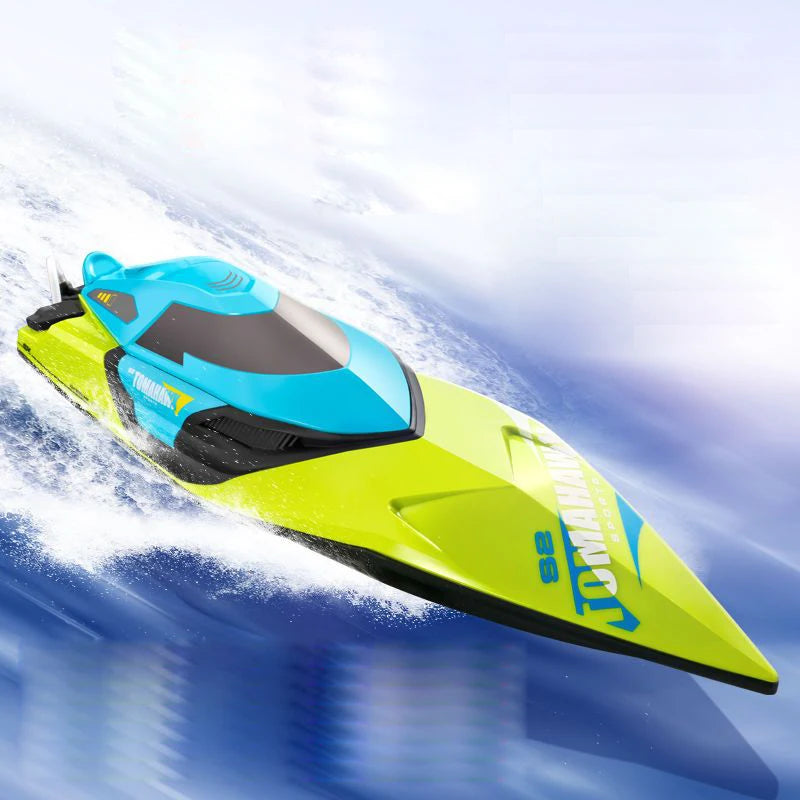 New RC Boat 2.4 Ghz Carbon Brush Motor High Speed Racing Speedboat - ToylandEU