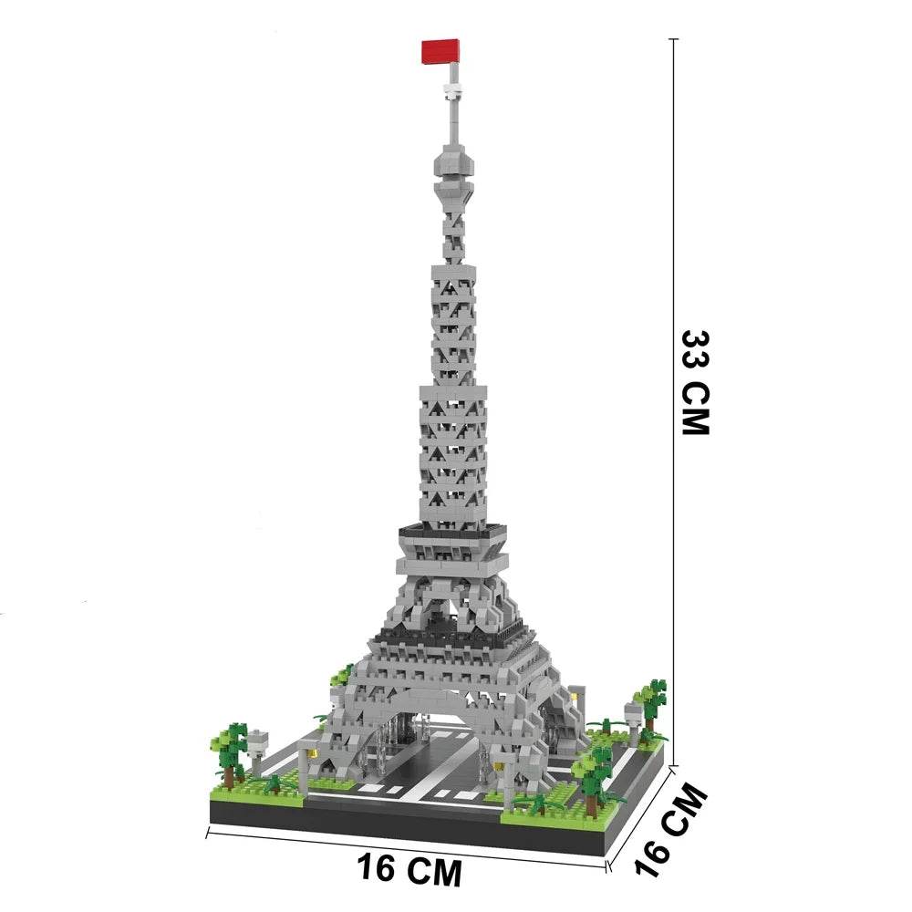 KNEW BUILT Big Ben Micro Mini Block Building Blocks Set - ToylandEU