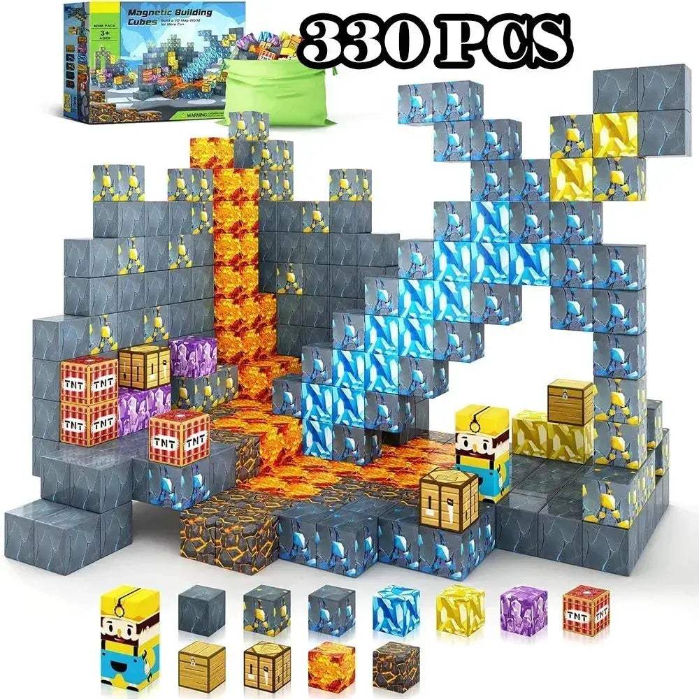 MOC Magnetic Building Blocks STEM Toy for Kids Montessori Learning - ToylandEU
