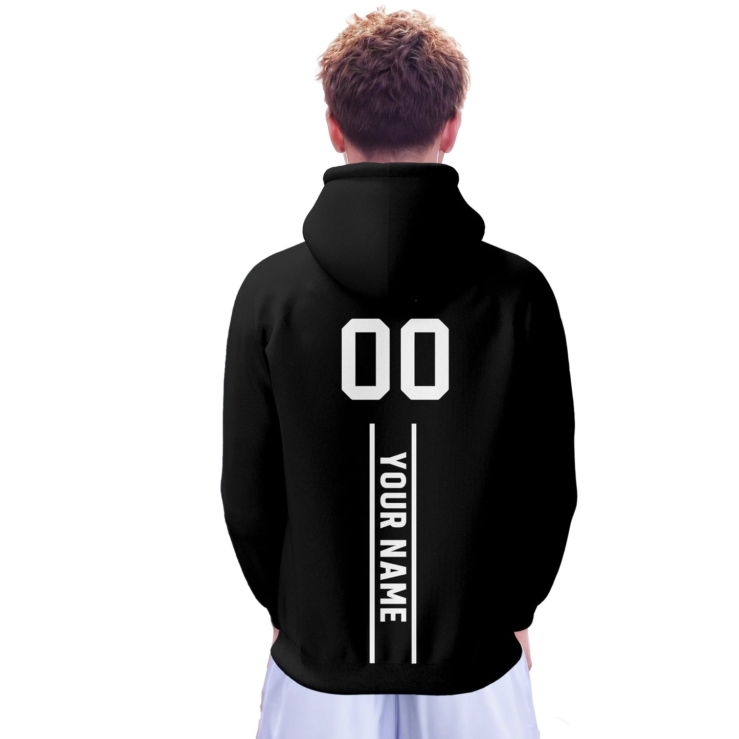 Personalized Jacksonville 3D Print American Football Hoodie with Custom Name & Number - Unisex Sweatshirt for Fans