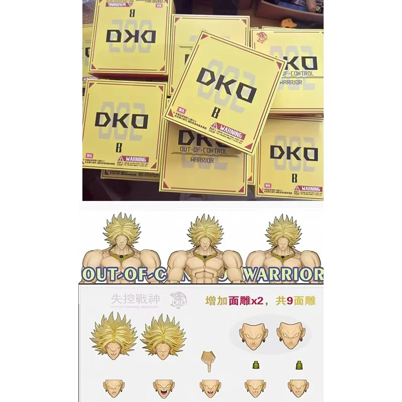 Action Figure | DKO Studio Dragon Ball Broly Out of Control | Head Sculpt