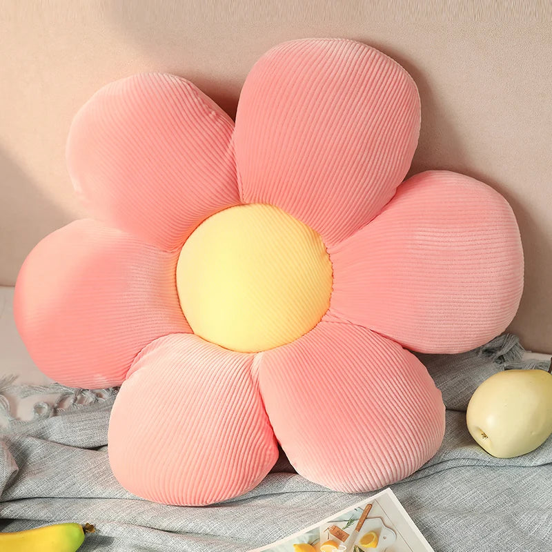 Plush Pillow | Kawaii Colorful Flower Design | PP Cotton Filling | 30/50/65 cm