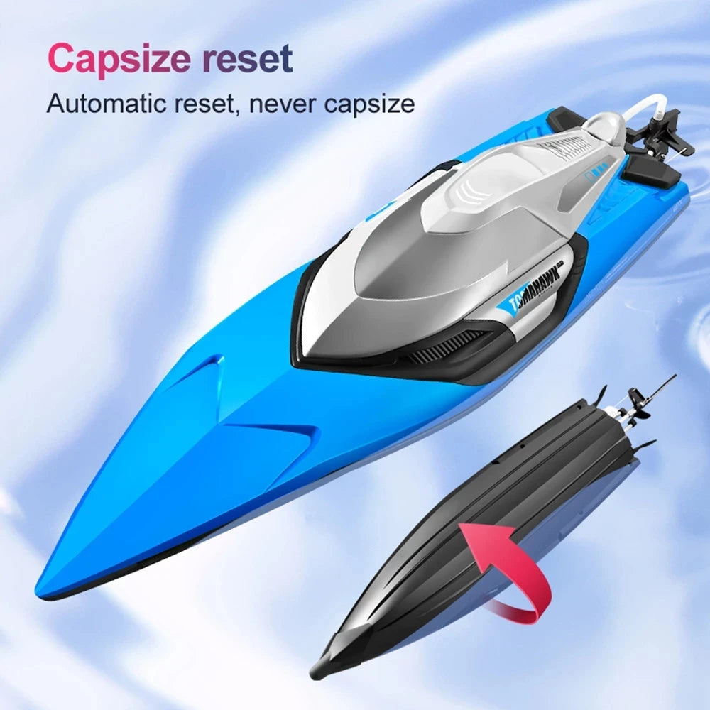 S2 RC High Speed Boat: 70km/h Electric Speedboat with Double Seal - ToylandEU