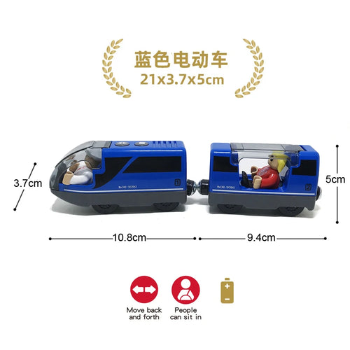 Children's Battery Operated Electric Train Set with Diecast Magnetic Locomotive ToylandEU.com Toyland EU