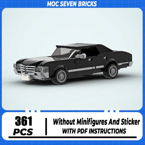 Moc Building Blocks Champion Speed Impala Cars Model Technology Brick ToylandEU.com Toyland EU