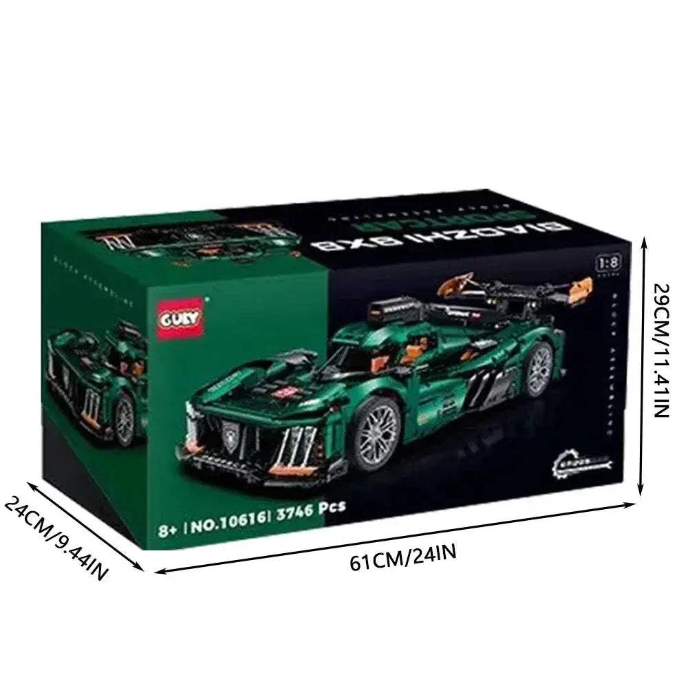 Sports Car Building Blocks Set For Kids Educational Gift Idea - ToylandEU