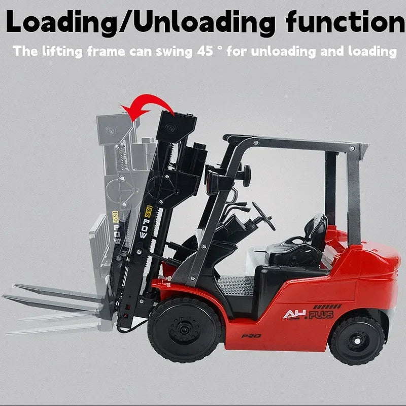 1:8 Scale RC Forklift Truck with 2.4g Remote Control Toy Auto