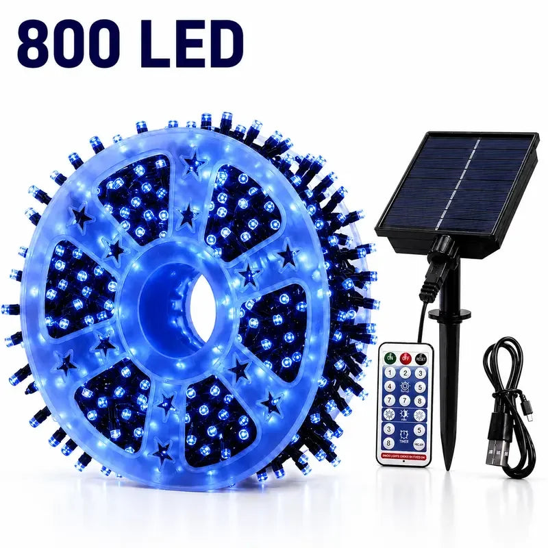 Halloween String Lights | 335 Ft 800 Led | Remote | Purple Orange Patio Decor