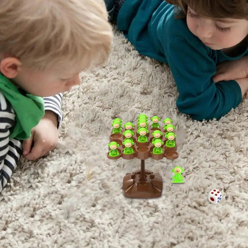 Balancing Monkey Toy Tree Monkey Board Game Montessori Interactive