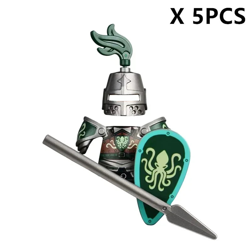 Building Block Set | Lego Compatible | Dragon Knights | Small Blocks