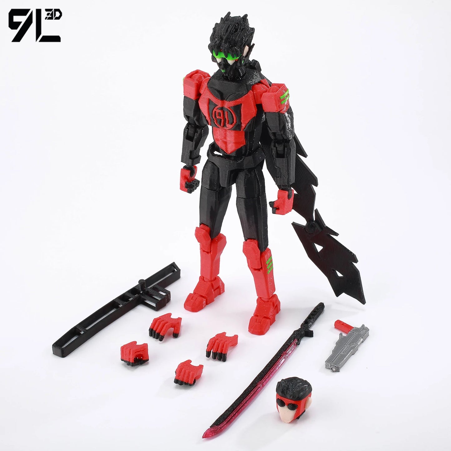 Tech Jacket Action Figures With Movable Joints For Collectors