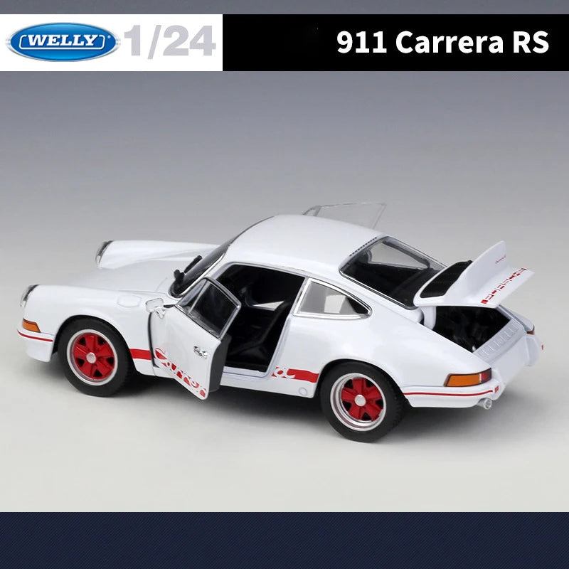 Diecast Car | 1:24 Scale | Alloy Body | Porsche 911 Carrera RS 1973