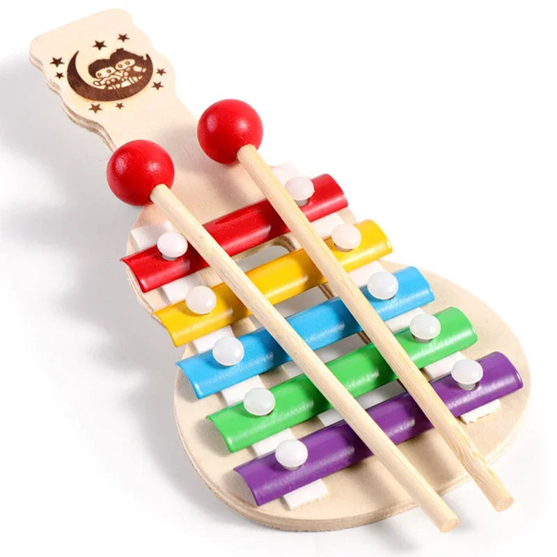 Montessori Wooden Toys for Babies 1 2 3 Years Music Instrument Toys